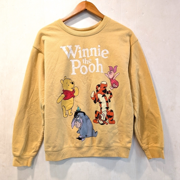 Disney Tops - Disney Winnie the Pooh Yellow Sweatshirt
